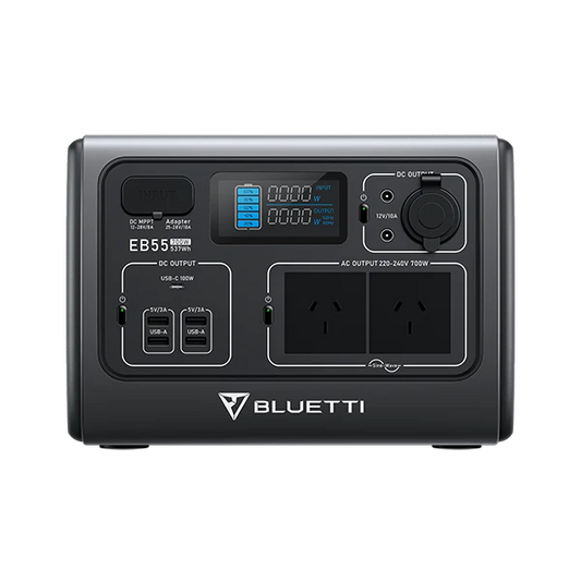 Bluetti EB55 700W 537Wh Portable Power Station Black