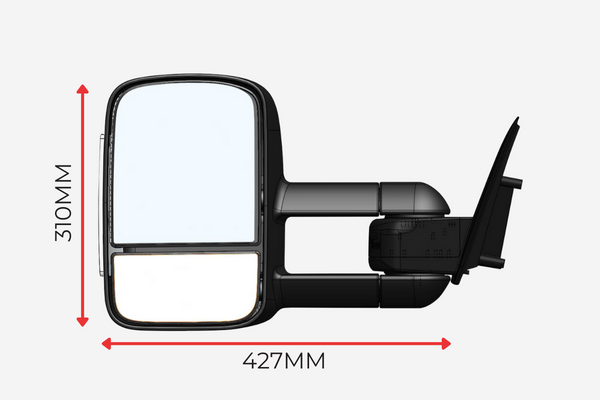 Clearview® Original Towing Mirrors 200 series 07-Aug15