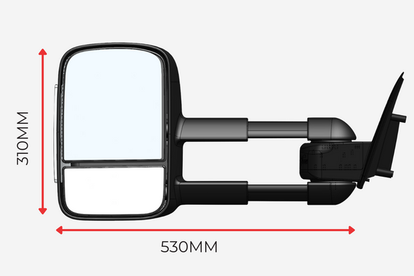 Clearview® Original Towing Mirrors 200 series 07-Aug15