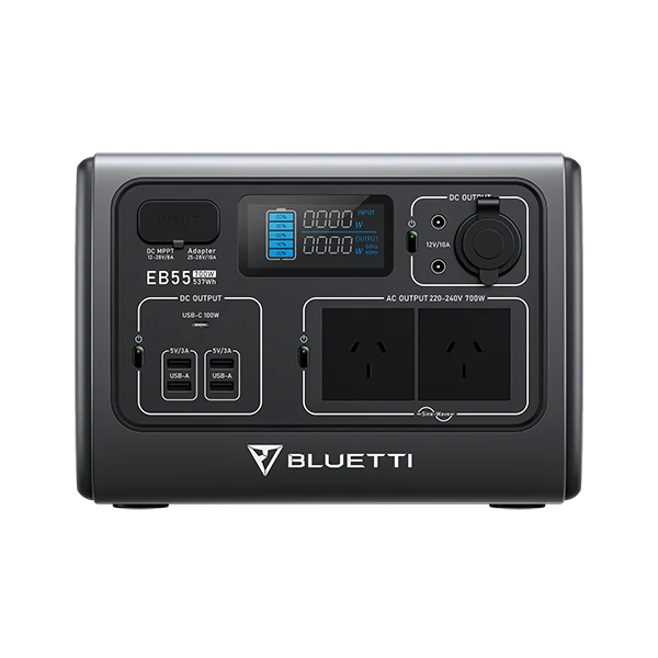 Bluetti EB55 700W 537Wh Portable Power Station Black