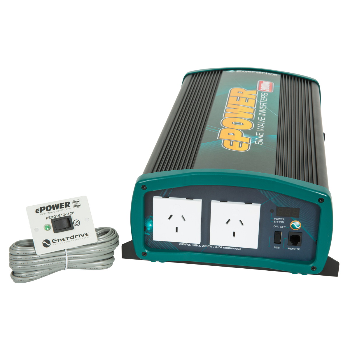 Enerdrive ePOWER 2000W True Sine Wave Inverter