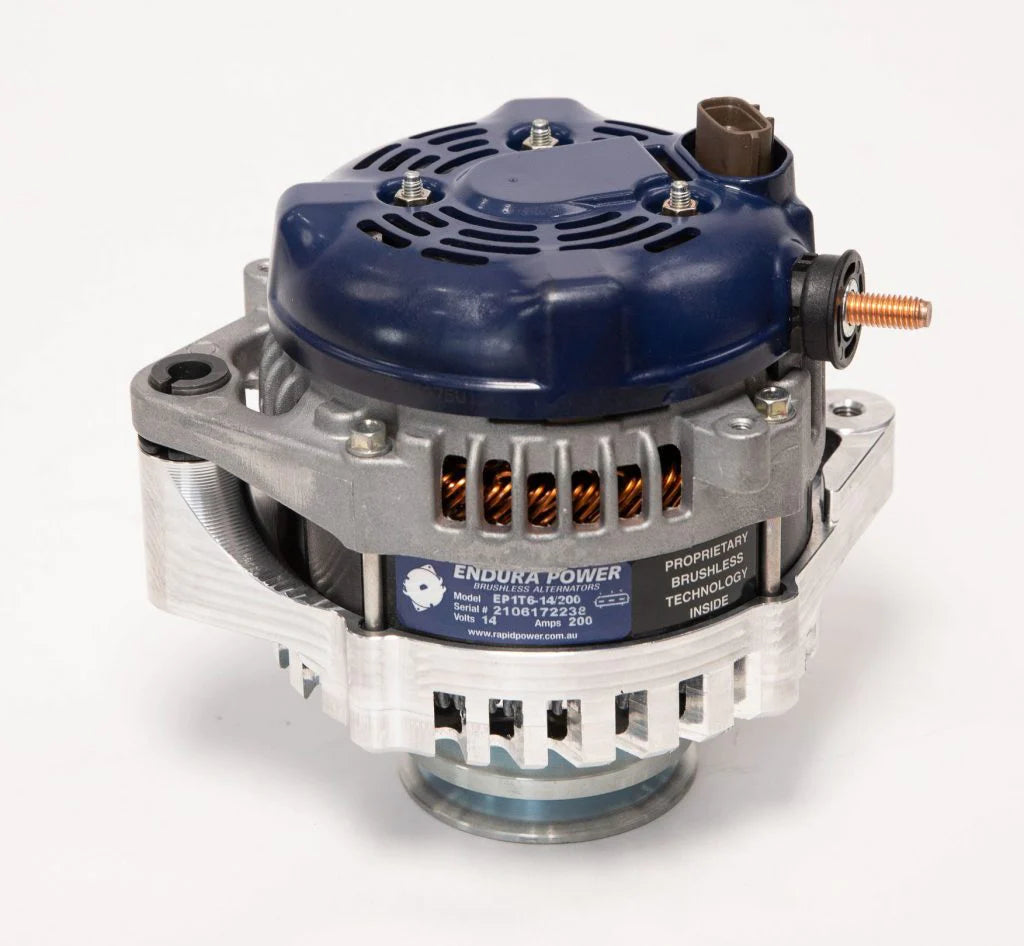 Landcruiser 80/100 Series 150amp RAPID POWER Brushless, off-road Heavy Duty Alternator