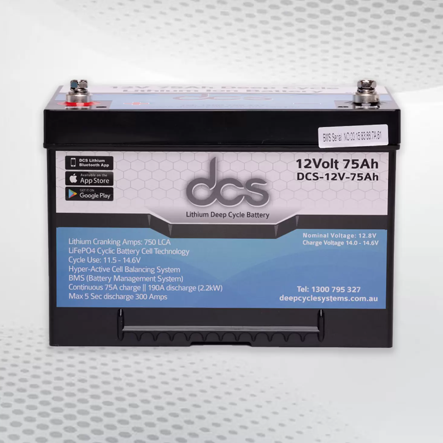 DCS 12V 75AH Lithium Battery