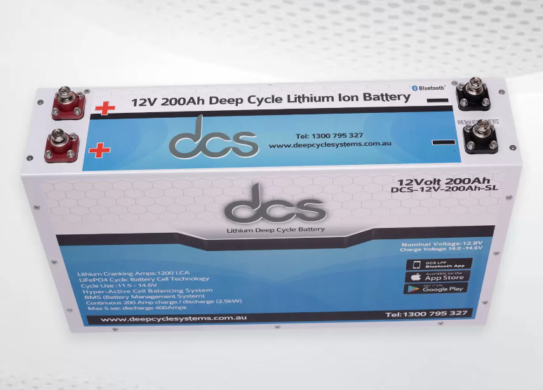 DCS 12V 200AH Slim Line Lithium Battery